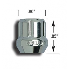 Gorilla Wheel Installation Kit  12x1.5 Chrome Plated - 20038SD