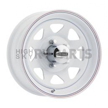 Keystone Wheel 21 Series 15 x 10 White With Red And Blue Stripes - 1526000564B