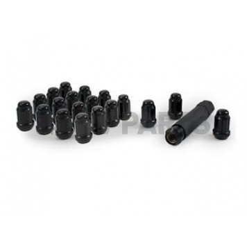 Gorilla Wheel Installation Kit 5 Lug Kit 12x1.25 Black Chrome - 21123BC
