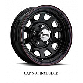 Keystone Wheel 42 Series - 15 x 7 Black With Red And Blue Stripes - 1526467565B