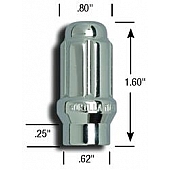 Gorilla Wheel Installation Kit 5 Lug Kit 12x1.25 Chrome Plated - 21123ET