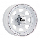 Keystone Wheel 21 Series 16 x 7 White With Red And Blue Stripes - 1627129564
