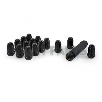 Gorilla Wheel Installation Kit 4 Lug Kit 12x1.5 Black Chrome - 21132BC