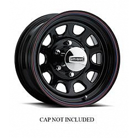 Keystone Wheel 42 Series - 16 x 8 Black With Red And Blue Stripes - 1627227565B