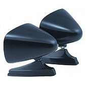 K-Source Exterior Mirror Manual Rectangular Black Set Of 2 - 1600B