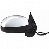 K-Source Exterior Mirror Electric OEM Silver Single - 62087G