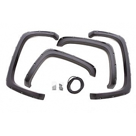 Lund International Fender Flare - Black Matte Set Of 4 - RX119T