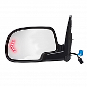 K-Source Exterior Mirror Electric OEM Black Single - 62164G