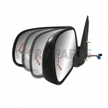 K-Source Exterior Mirror Electric OEM Black Single - 62164G-1