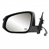 K-Source Exterior Mirror Electric OEM Black Single - 70184T