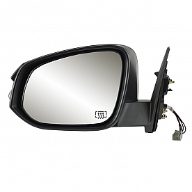 K-Source Exterior Mirror Electric OEM Black Single - 70184T