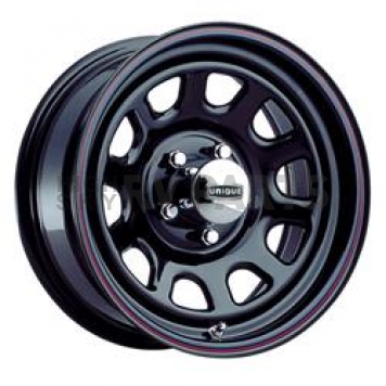 Keystone Wheel 42 Series - 17 x 8 Black With Red And Blue Stripes - 428880