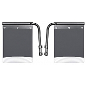 Husky Liner Mud Flap - Black Thermoplastic Olefin Set Of 2 - 17006