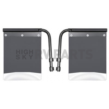 Husky Liner Mud Flap - Black Thermoplastic Olefin Set Of 2 - 17006