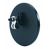 K-Source Exterior Mirror Manual Round Black Single - CL052