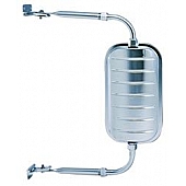 K-Source Exterior Mirror Manual Rectangular Silver Single - H3541
