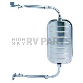 K-Source Exterior Mirror Manual Rectangular Silver Single - H3541