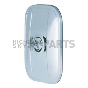 K-Source Exterior Mirror Manual Rectangular Silver Single - RH057