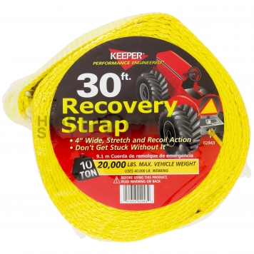 Keeper Corporation Recovery Strap 02943