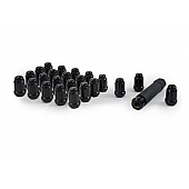 Gorilla Wheel Installation Kit 6 Lug Kit 12x1.5 Black Chrome - 21134BC