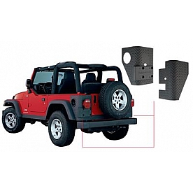 Bushwacker Body Corner Guard - Thermoplastic Polyolefin Textured Set Of 2 - 14004