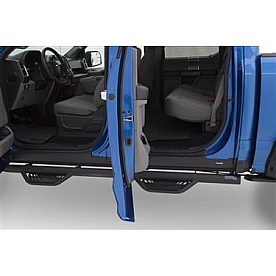 Bushwacker Rocker Panel Guard - Black Flat Matte Thermoplastic Olefin - 14066