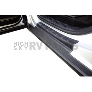Bushwacker Rocker Panel Guard - Black Flat Matte TPO(Thermopolyolefin) - 14083