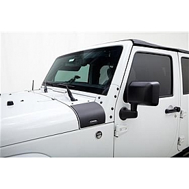 Bushwacker Cowl Cover - Matte Black Textured Thermoplastic Olefin Set of 2 - 76129