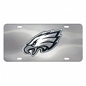Fan Mat License Plate - NFL - Philadelphia Eagles Logo Stainless Steel - 24533