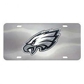 Fan Mat License Plate - NFL - Philadelphia Eagles Logo Stainless Steel - 24533
