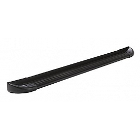 Lund International Running Board Black Aluminum Stationary - 291120