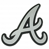 Fan Mat Emblem - MLB Atlanta Braves Metal - 26508