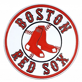 Fan Mat Emblem - MLB Boston Red Sox Metal - 26522