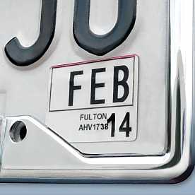 Fan Mat License Plate Frame - MLB Boston Red Sox Logo Metal - 26523