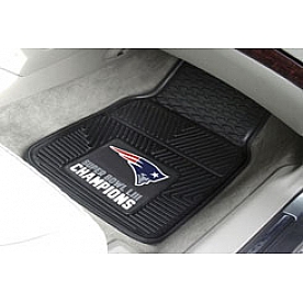 Fan Mat Floor Mat - Universal Black Vinyl Set of 2 - 26529