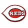 Fan Mat Emblem - MLB Cincinnati Reds Metal - 26556