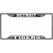 Fan Mat License Plate Frame - MLB Detroit Tigers Logo Metal - 26581