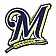 Fan Mat Emblem - MLB Milwaukee Brewers Metal - 26632