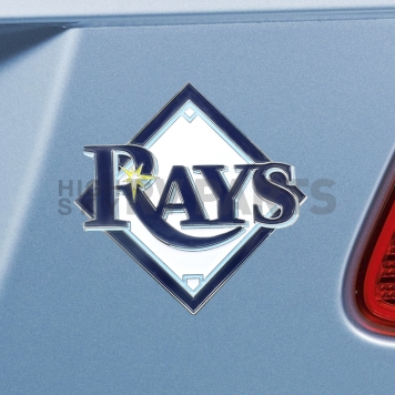 Fan Mat Emblem - MLB Tampa Bay Rays Metal - 26727-1