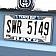 Fan Mat License Plate Frame - MLB Tampa Bay Rays Logo Metal - 26730