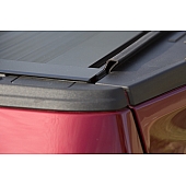 Leer Tonneau Cover Hard Manual Retractable Black Matte Powder Coated Aluminum - RXFA19A45