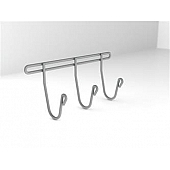 KargoMaster Storage Cabinet Equipment Hook 3 Prong Gray Single - 40060