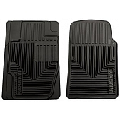 Husky Liner Floor Mat - Direct-Fit Black TPE - Thermoplastic Elastomer Set of 2 - 51111