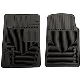 Husky Liner Floor Mat - Direct-Fit Black TPE - Thermoplastic Elastomer Set of 2 - 51111
