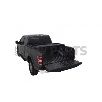 Lund International Tonneau Cover Soft Folding Black Canvas/ Twill Weaved Fabric - 958113-1