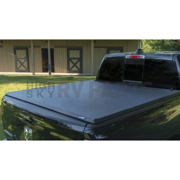 Lund International Tonneau Cover Soft Folding Black Canvas/ Twill Weaved Fabric - 958113-3