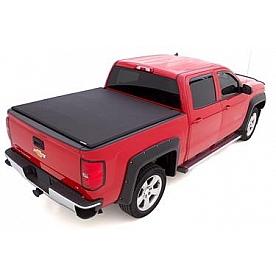 Lund International Tonneau Cover Soft Folding Black Canvas/ Twill Weaved Fabric - 95864