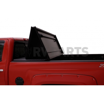 Lund International Tonneau Cover Hard Folding Black Vinyl Over Aluminum Panels - 969352-2