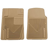 Husky Liner Floor Mat - Direct-Fit Tan TPE - Thermoplastic Elastomer Set of 2 - 51113