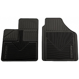 Husky Liner Floor Mat - Direct-Fit Black TPE - Thermoplastic Elastomer Set of 2 - 51141